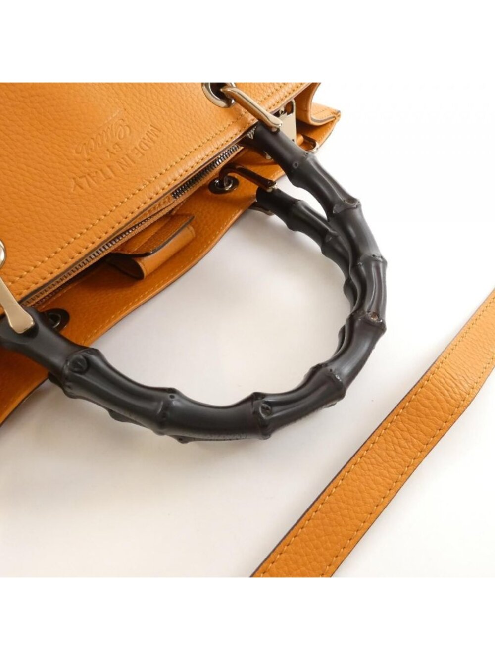 ★SOLD★ Gucci Bag Handbag Orange - Picture 5 of 8